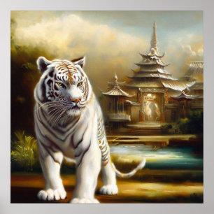 Kinesisk vit tiger (27) poster