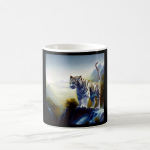 Kinesisk vit tiger (28) kaffemugg