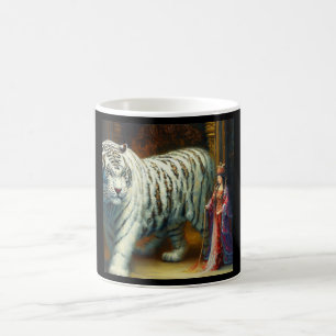 Kinesisk vit tiger (31) kaffemugg