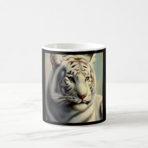 Kinesisk vit tiger (4) kaffemugg