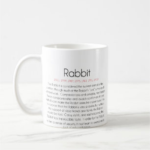 Kinesisk Zodiac (år av kaninen) 2 Kaffemugg