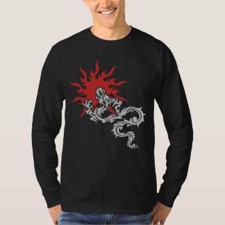 Kinesisk Zodiac - avfyra draken undertecknar den Tee Shirt