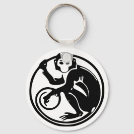 Kinesisk zodiac Calender-猴 Nyckelring