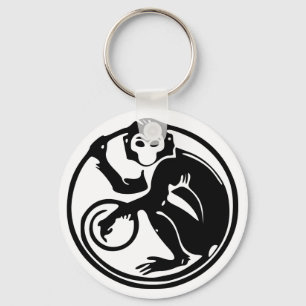Kinesisk zodiac Calender-猴 Nyckelring