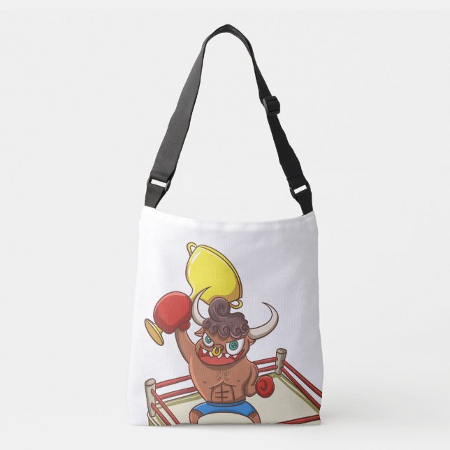 Kinesisk zodiac mönster-Cow Axelväska (Framsida)