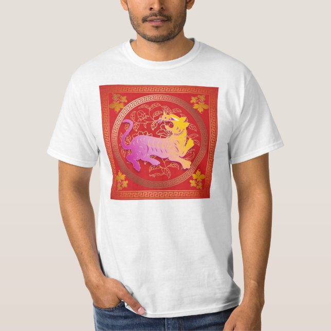 kinesisk zodiac t-shirt (Framsida)
