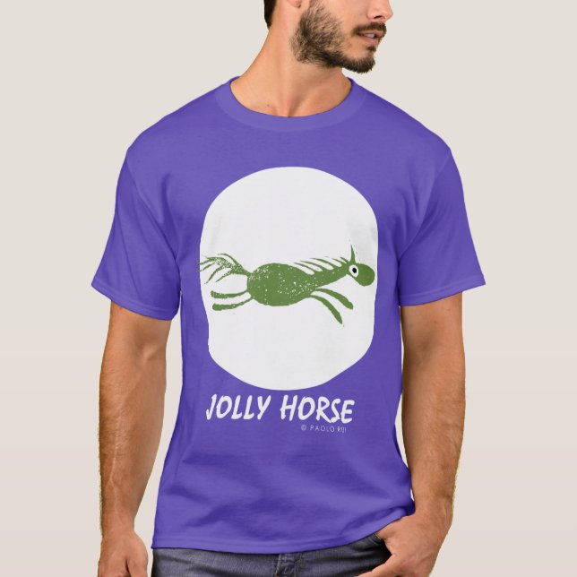 Kinesisk Zodiak 7 Glatt Häst 1 T Shirt (Framsida)