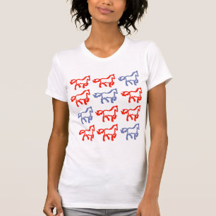 Kinesisk Zodiak Häst design T Shirt