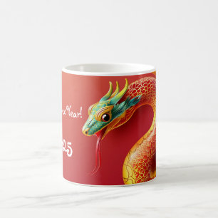 Kinesisk zodiaksymbol 2025 magisk mugg
