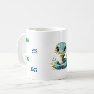 Kinesiska år av ormen 1941-2025 kaffemugg