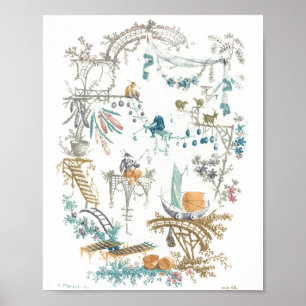 Kinesiska arabiska Poster