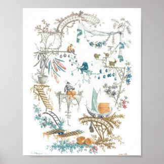 Kinesiska arabiska Poster