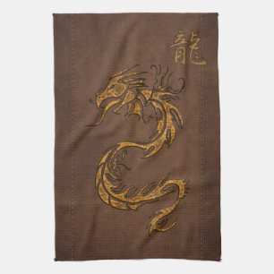 Kinesiska året för Dragon Asian Towel Kökshandduk