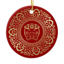 Kinesiska året om Anpassningsbarna Gris