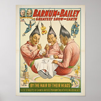 Kinesiska artisttroupes Circus Poster