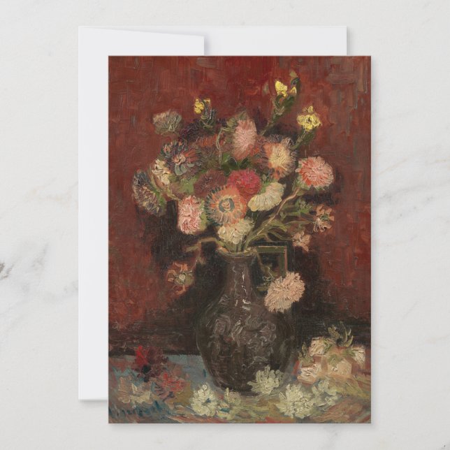 Kinesiska Asters och Gladioli | Vincent van Gogh (Framsida)