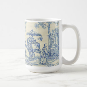 Kinesiska blått Toile Kaffemugg