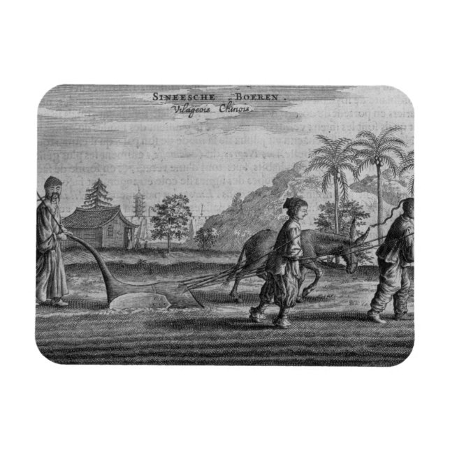 Kinesiska bönder, en allmän beskrivning från en ac magnet (Horisontell)