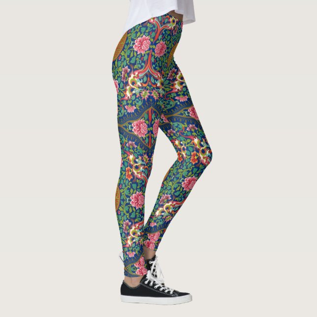 Kinesiska botaniska bensin - Söt Leggings (Höger)