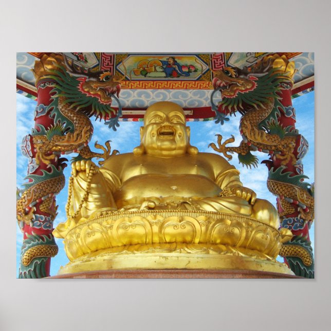 Kinesiska Buddha Poster (Framsidan)