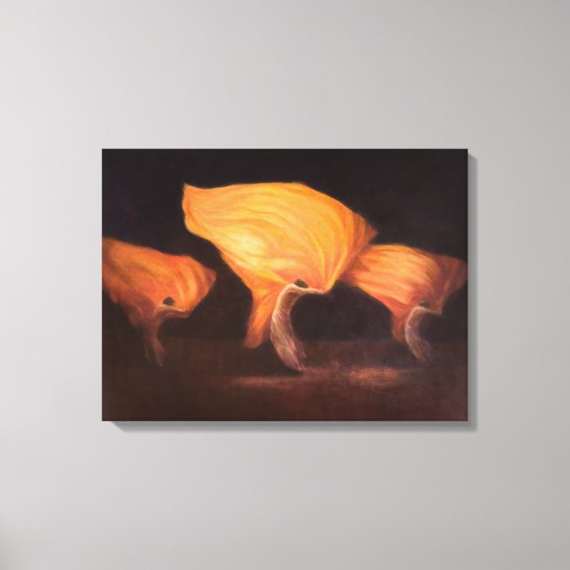 Kinesiska dansare 2010 canvastryck (Framsida)