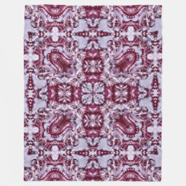 Kinesiska Dragon Hologram Mandala Fleecefilt