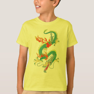 Kinesiska Dragon Kids T-Shirt