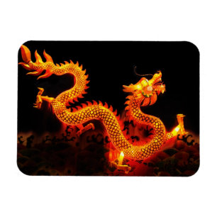 Kinesiska Dragon Lantern Magnet
