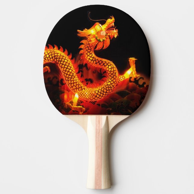 Kinesiska Dragon Lantern Pingisracket (Framsidan)