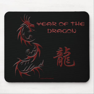 Kinesiska Dragon Mousepad Musmatta