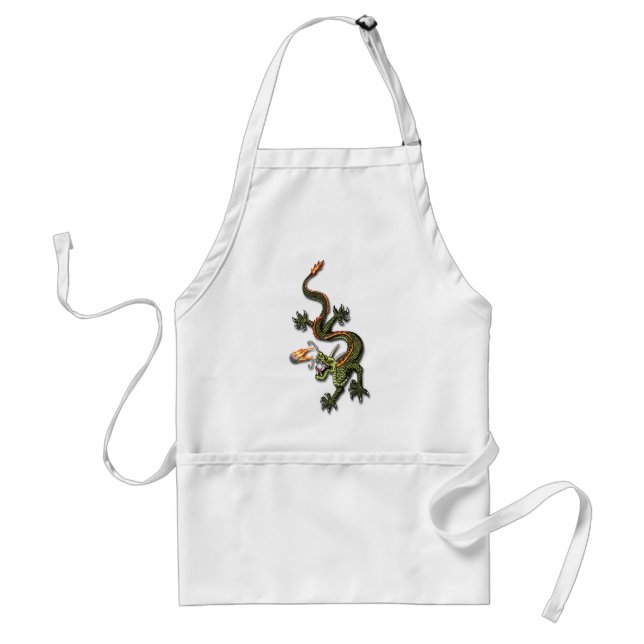Kinesiska Dragon och Pearl Förkläde (Framsidan)