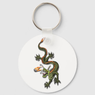 Kinesiska Dragon och Pearl Nyckelring