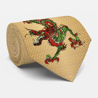 Kinesiska Dragon Red and Grönt v 15 Slips