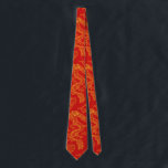 Kinesiska Dragon Red and Guld Theme Slips<br><div class="desc">Ett rött och guld necktie med en unik drake mönster på framsidan och baksidan av slidan.</div>