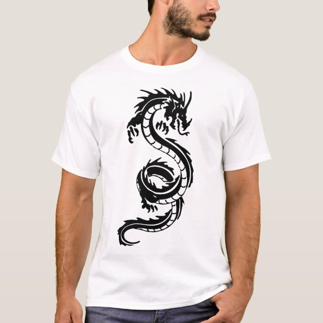 Kinesiska Dragon T-Shirt (Framsida)