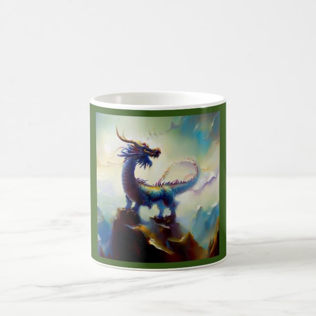 Kinesiska draken (12) kaffemugg (Center)