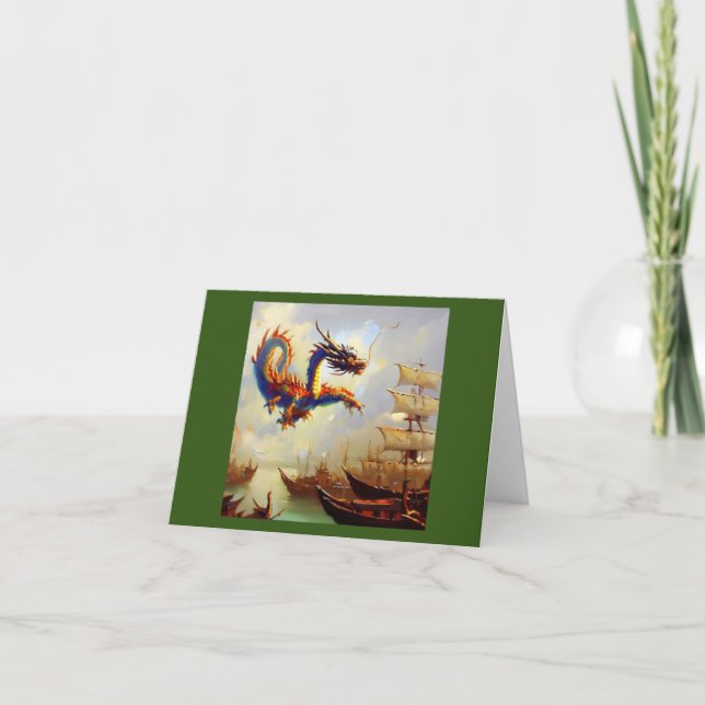 Kinesiska draken (20) kort (Framsida)