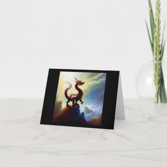 Kinesiska draken (3) kort (Framsida)
