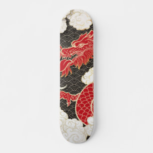 Kinesiska draken mini skateboard bräda 18,5 cm