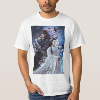 Kinesiska Drama Cast Prated T-Shirt - Snyggt Fläkt