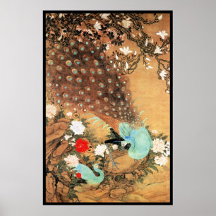 Kinesiska fåglar poster