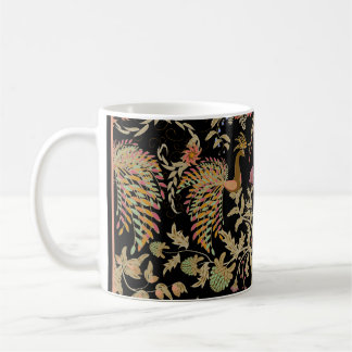 Kinesiska Fairy Blommigt Birds Mönster Kaffemugg
