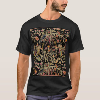 Kinesiska Fairy Blommigt Birds Mönster T Shirt