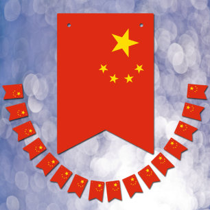 Kinesiska Flagga & Party China Banners/Bröllop
