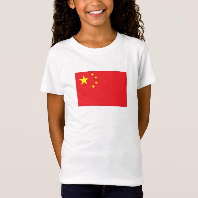Kinesiska flaggan t shirt (Framsida)