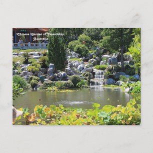 Kinesiska Garden, Chinatown, Sydney, Australien Vykort