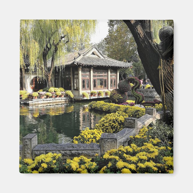 Kinesiska Garden Magnet (Framsidan)