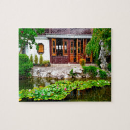 Kinesiska Garden Portland Oregon. Pussel