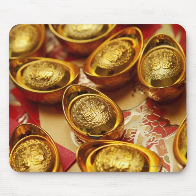 Kinesiska guldtackor musmatta (Framsidan)