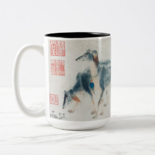 Kinesiska Hund målningsdag Zodiac Birthday Mugg